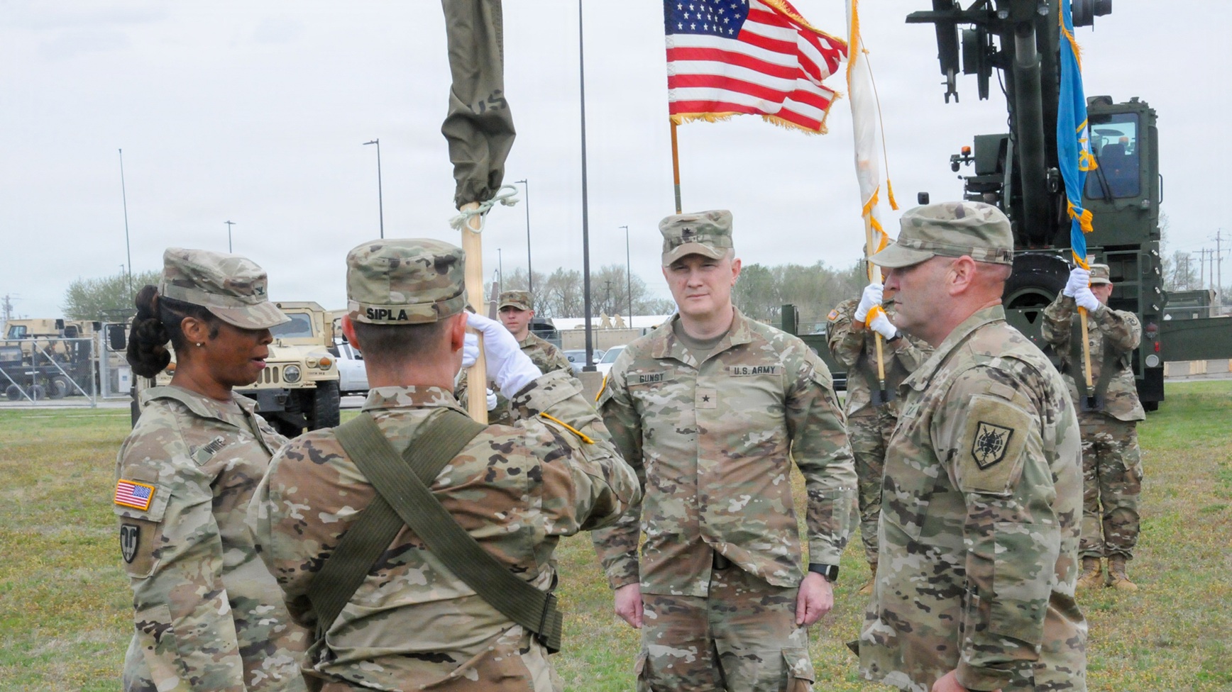 The U.S. Army Reserve’s 648th Regional Support Group held its inactivation ceremony April 12 outside group headquarters in Granite City, Illinois.