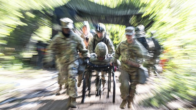 Soldier Rushing Mental Health Resources - DHA.mil