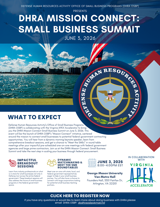 Small Business Summit flyer