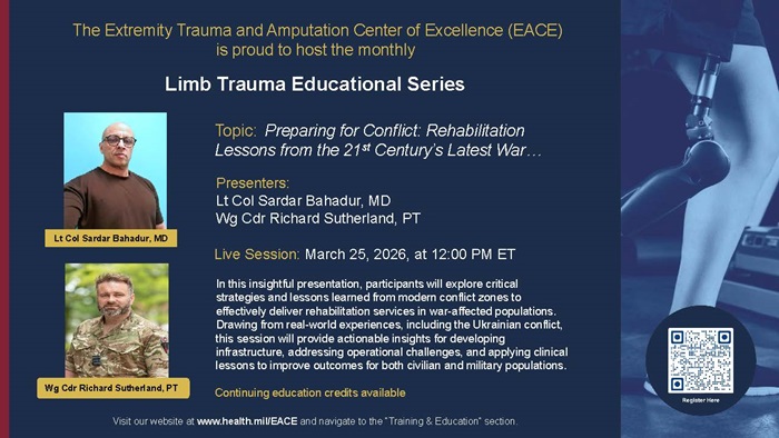 EACE Limb Trauma Education Series March 2026