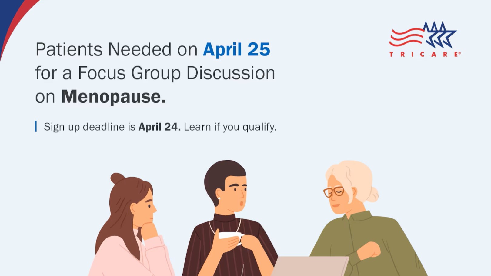 Patients Needed on April 25 for a Focus Group Discussion on Menopause