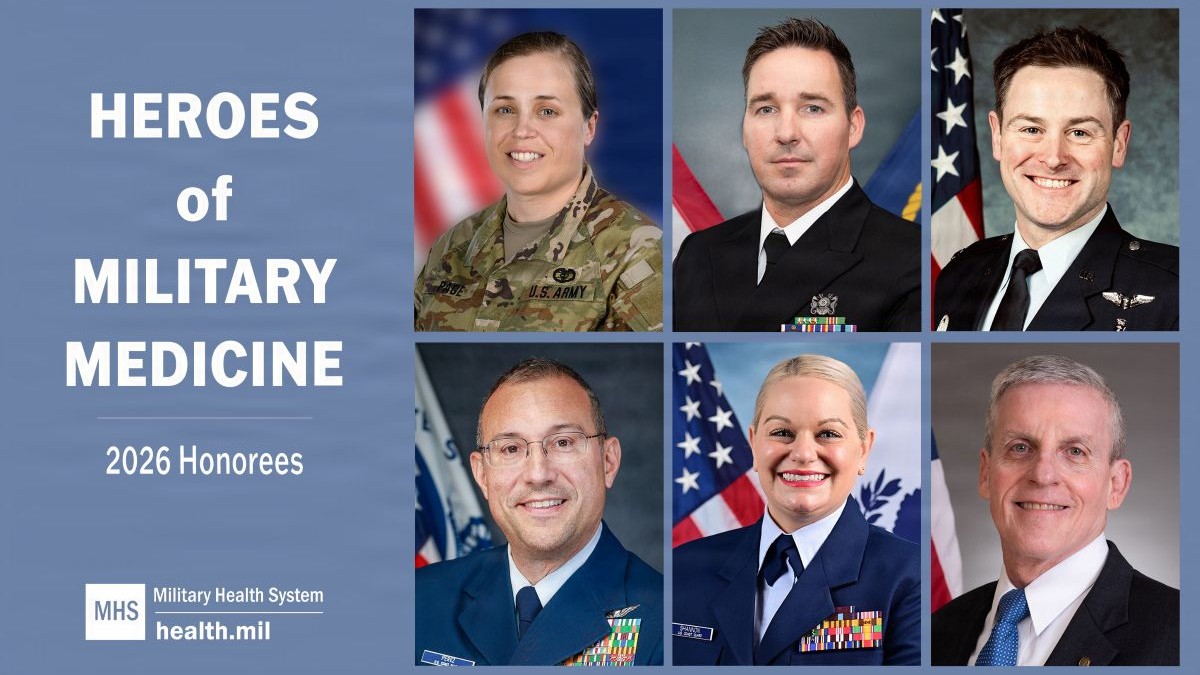 Excellence in military medicine: ‘Your work saves lives and personifies readiness’