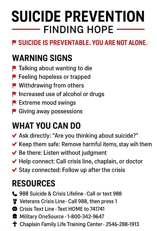 Suicide Prevention: Finding Hope
