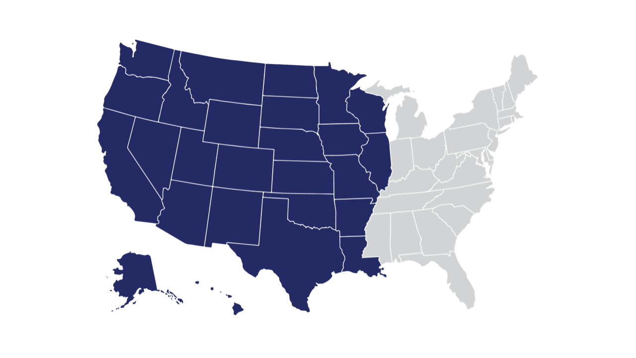 Tricare west region map