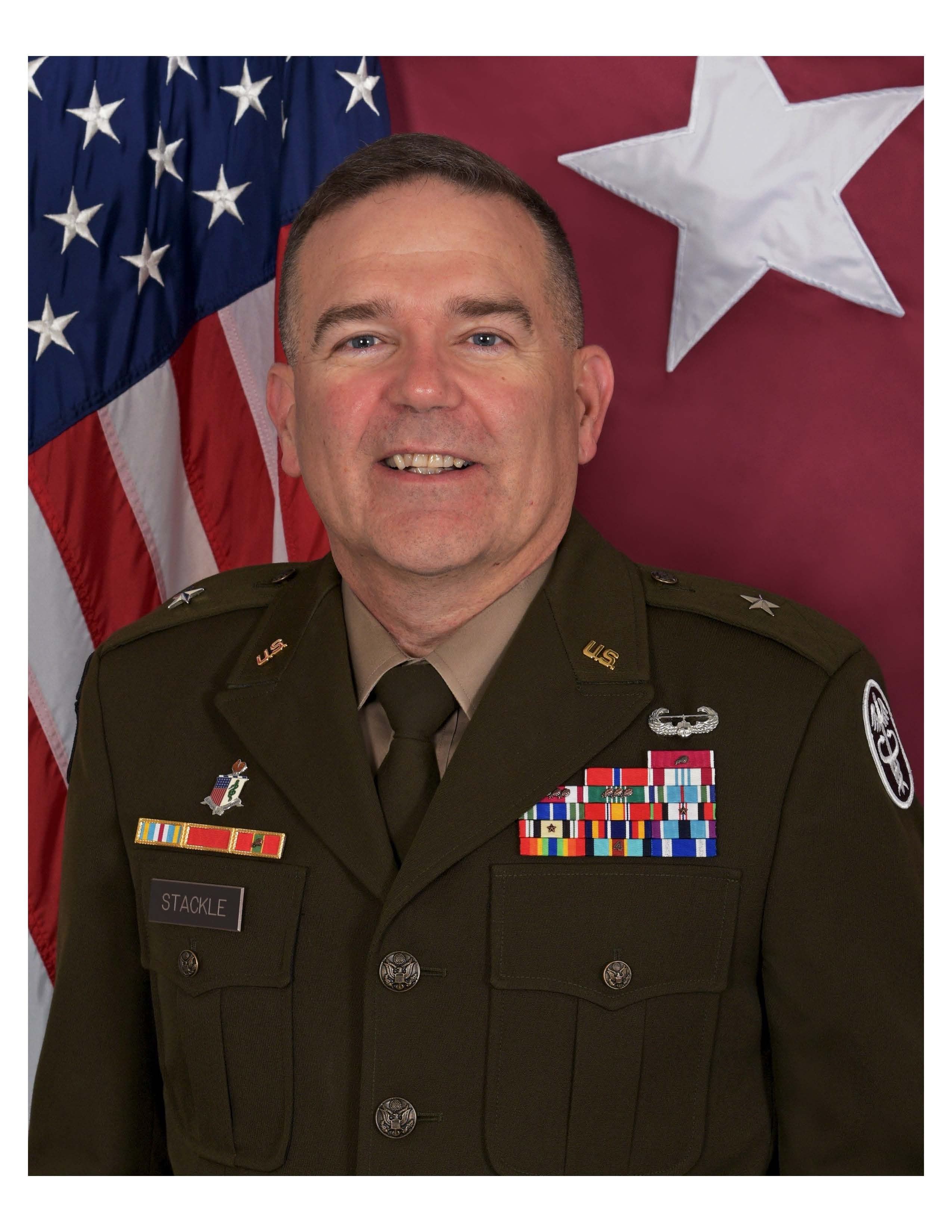 Headshot of Brig. Gen. Stackle, Director of DHN Europe