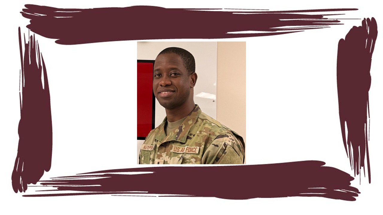 Air Force 1st Lt. Benard Agyepong