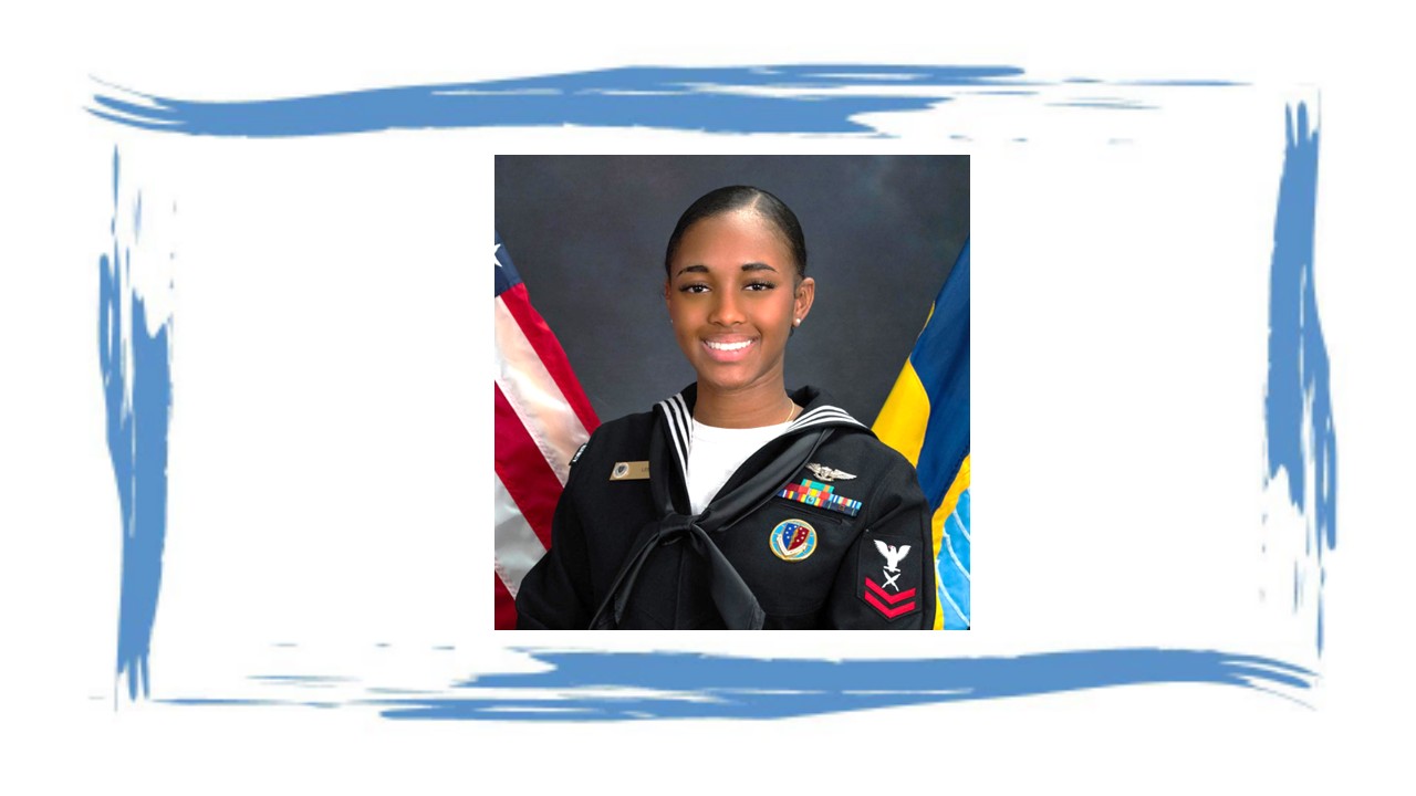 Navy Yeoman Petty Officer 2nd Class Amiyah Lee